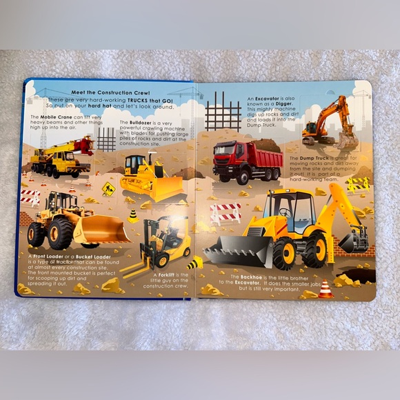 New Flip-The-Flap Learn about Trucks Book - Picture 5 of 7